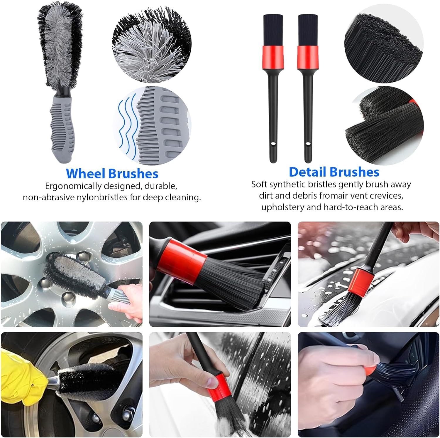 Car Washing Kit – Professional Wash Kit, Cleaning Large, grey