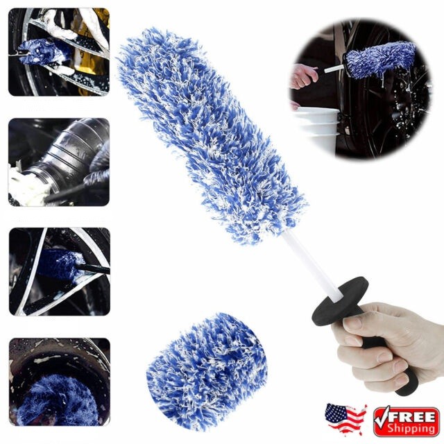 Wheel Brush Automotive Alloy Tire Cleaning Tool Details Seamless Soft Wool Brush