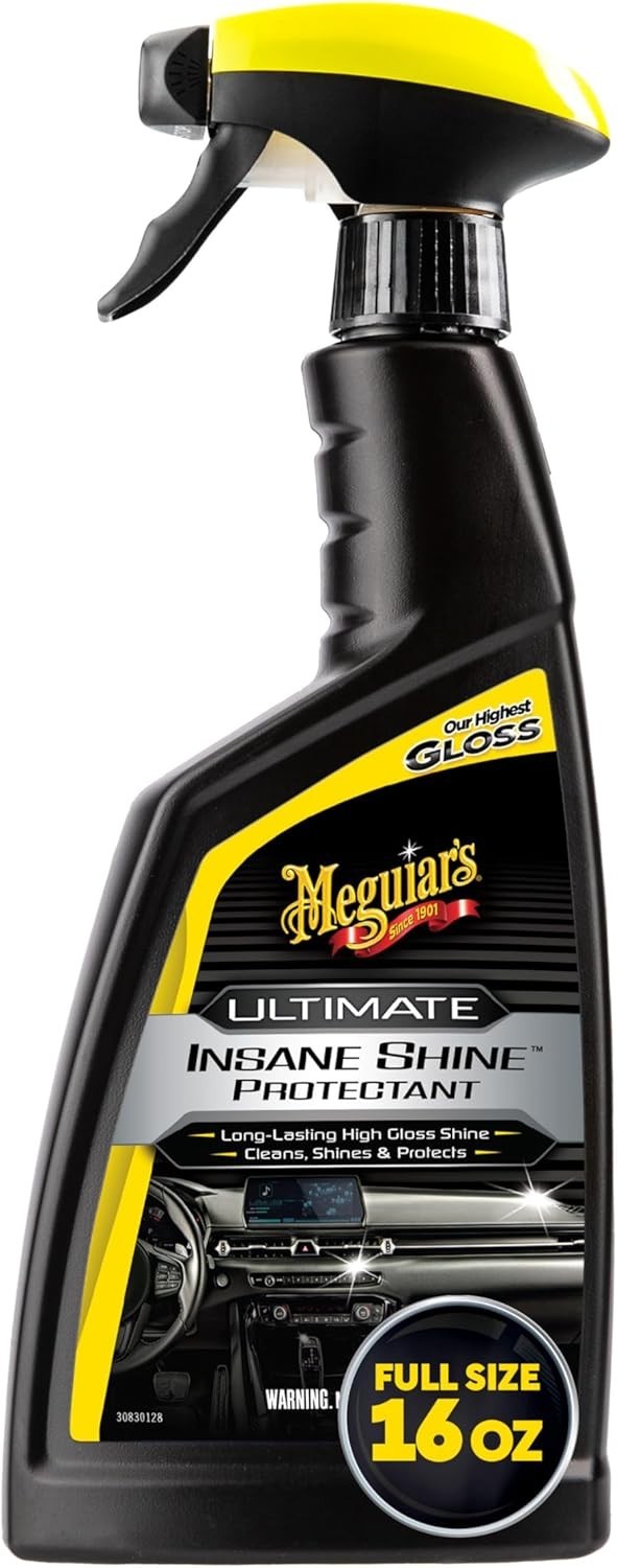 Meguiar’s G220216 Ultimate Insane Shine Protectant, Car Cleaning Spray That Crea
