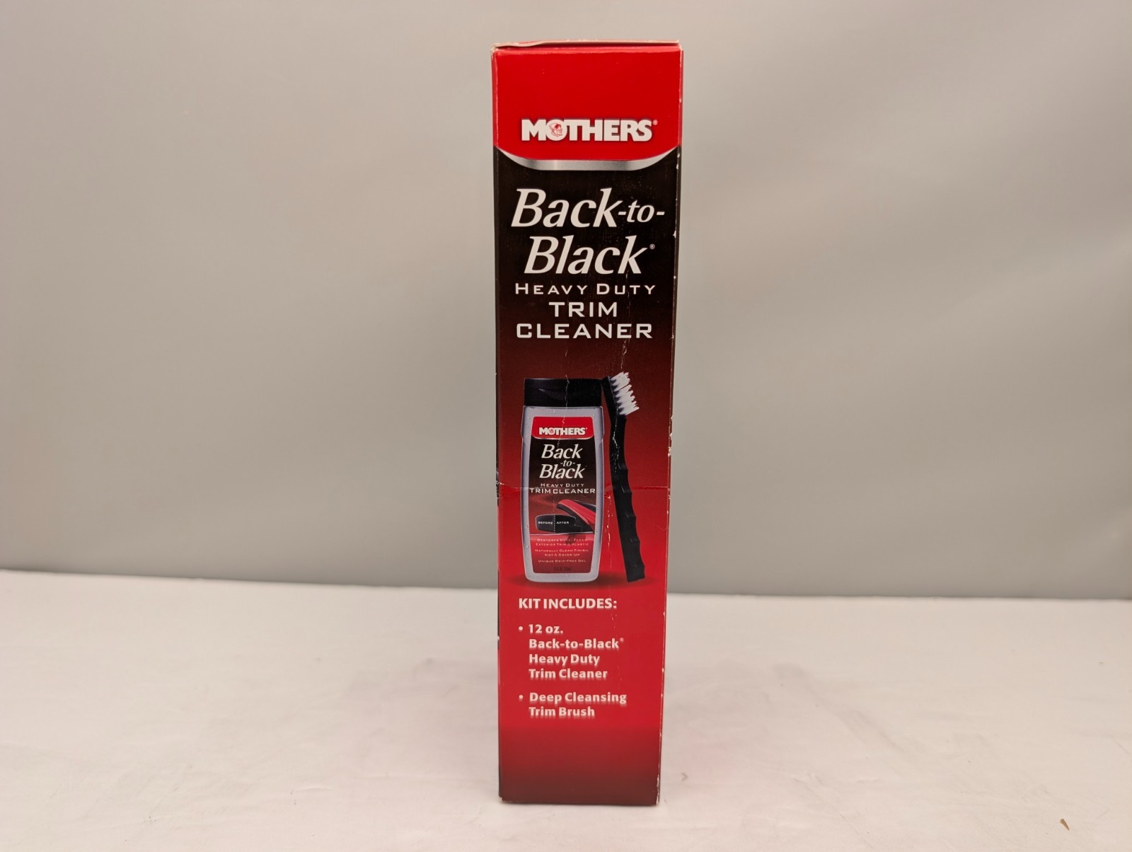 MOTHERS Back To Black Heavy Duty Trim Cleaner Kit | 12 fl oz | 06141 | OPEN BOX