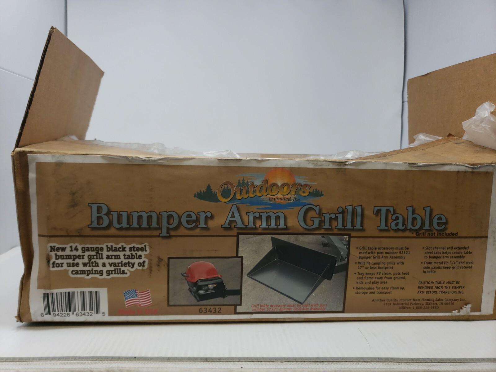 Fleming Sales Barbeque Grill Bumper Mount 63432 SEE DESCRIPTION