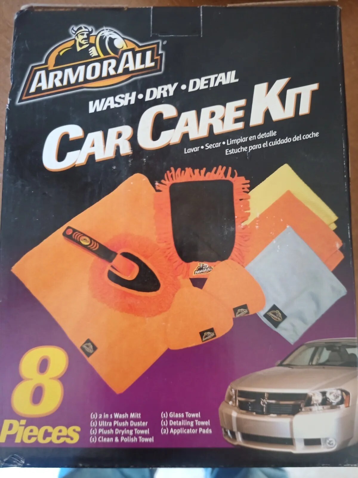 🎁 X-MAS 🎄 Armor All Wash Dry Detail 8 Piece Car Care Kit Christmas Gift 🎁 🎄