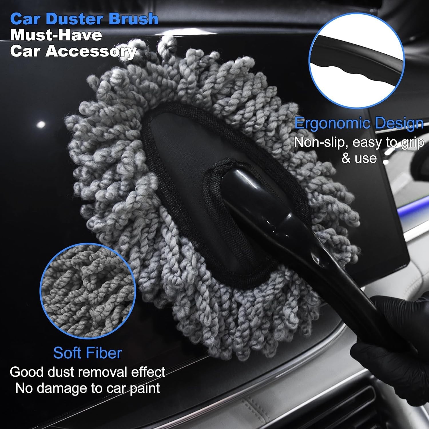 10PCS Car Detailing Cleaning Kit Interior Cleaner, Car Detailing Brushes, Car…