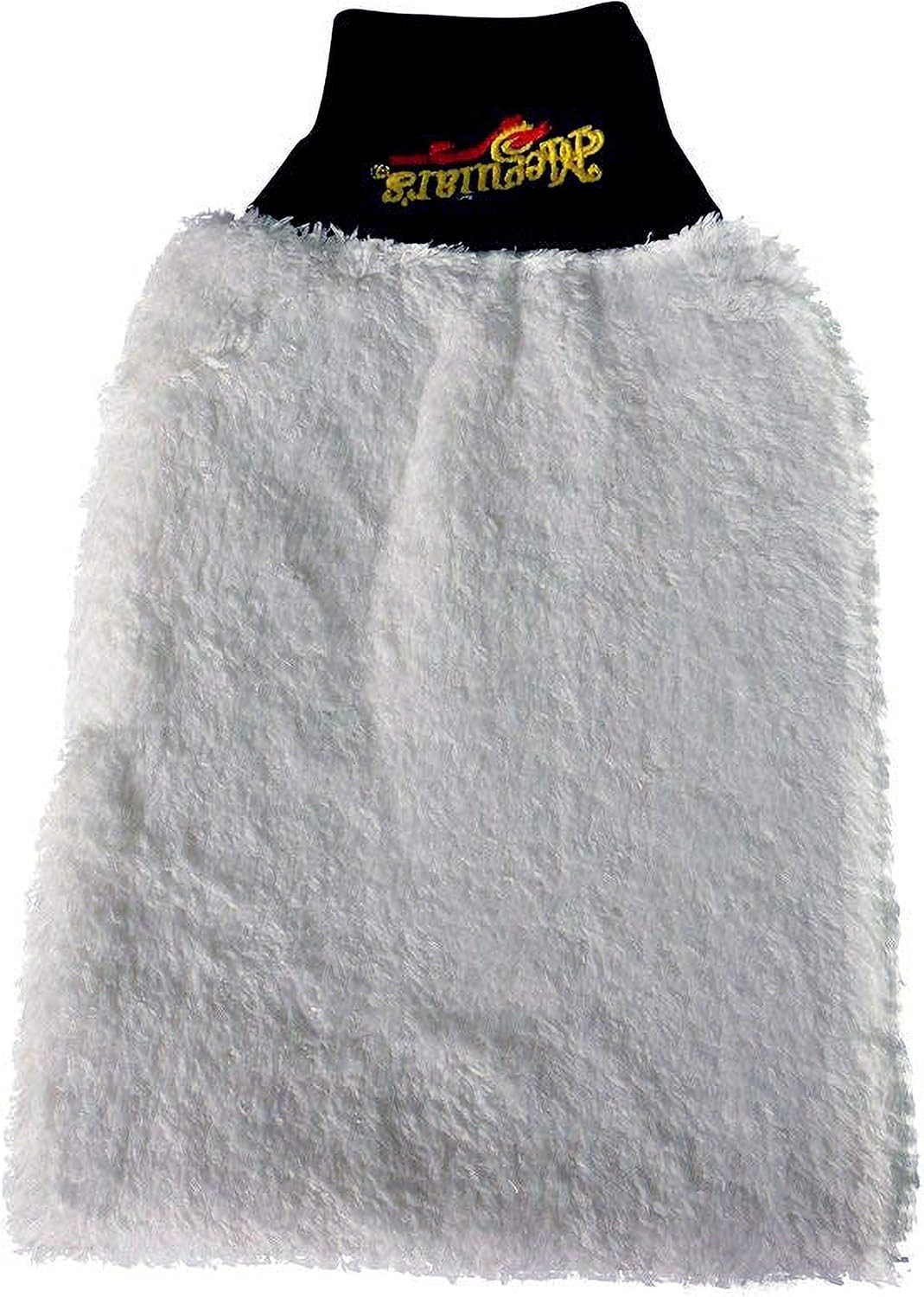 Meguiars Microfiber Wash Mitt for Car Super Absorbent Lint-Free Washcloth 1-Pack