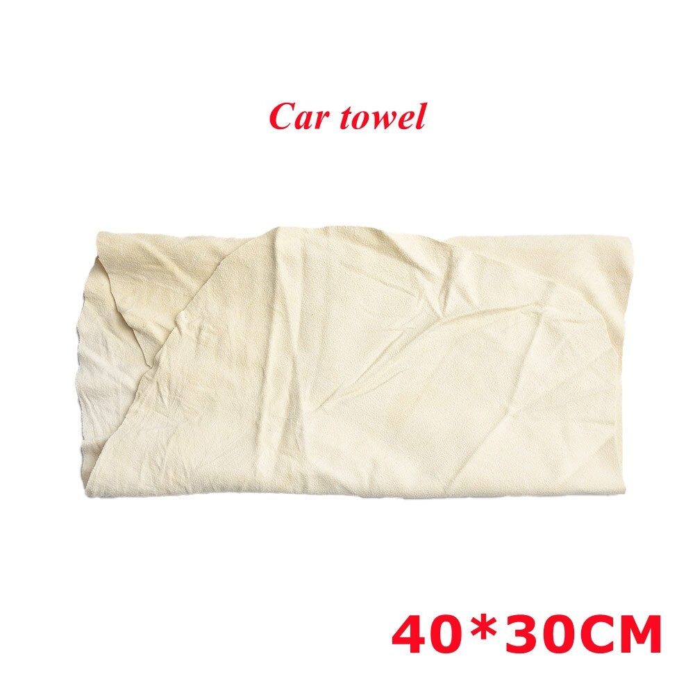 Detailing Washing Towel Supplies Car 1Pcs Chamois Leather Cleaning Cloth