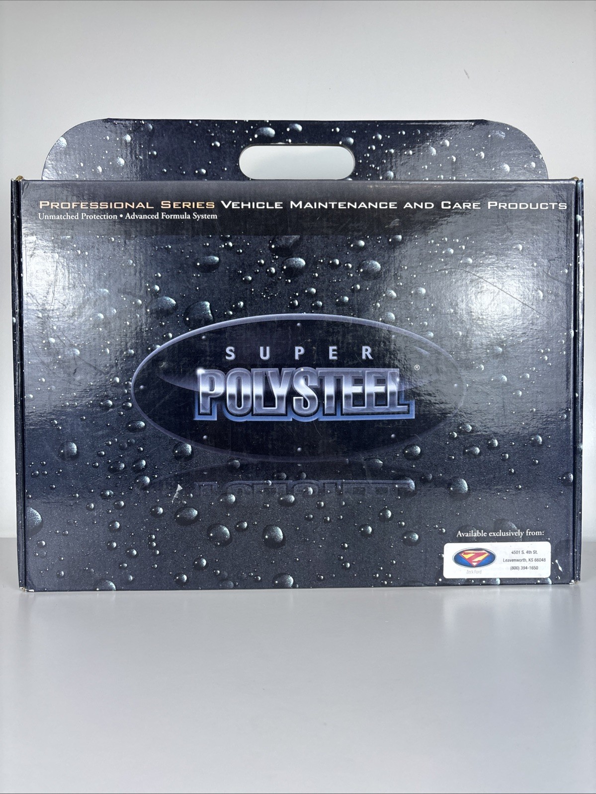 Super Polysteel Professional Series Vehicle Maintenance and Care Products NIB