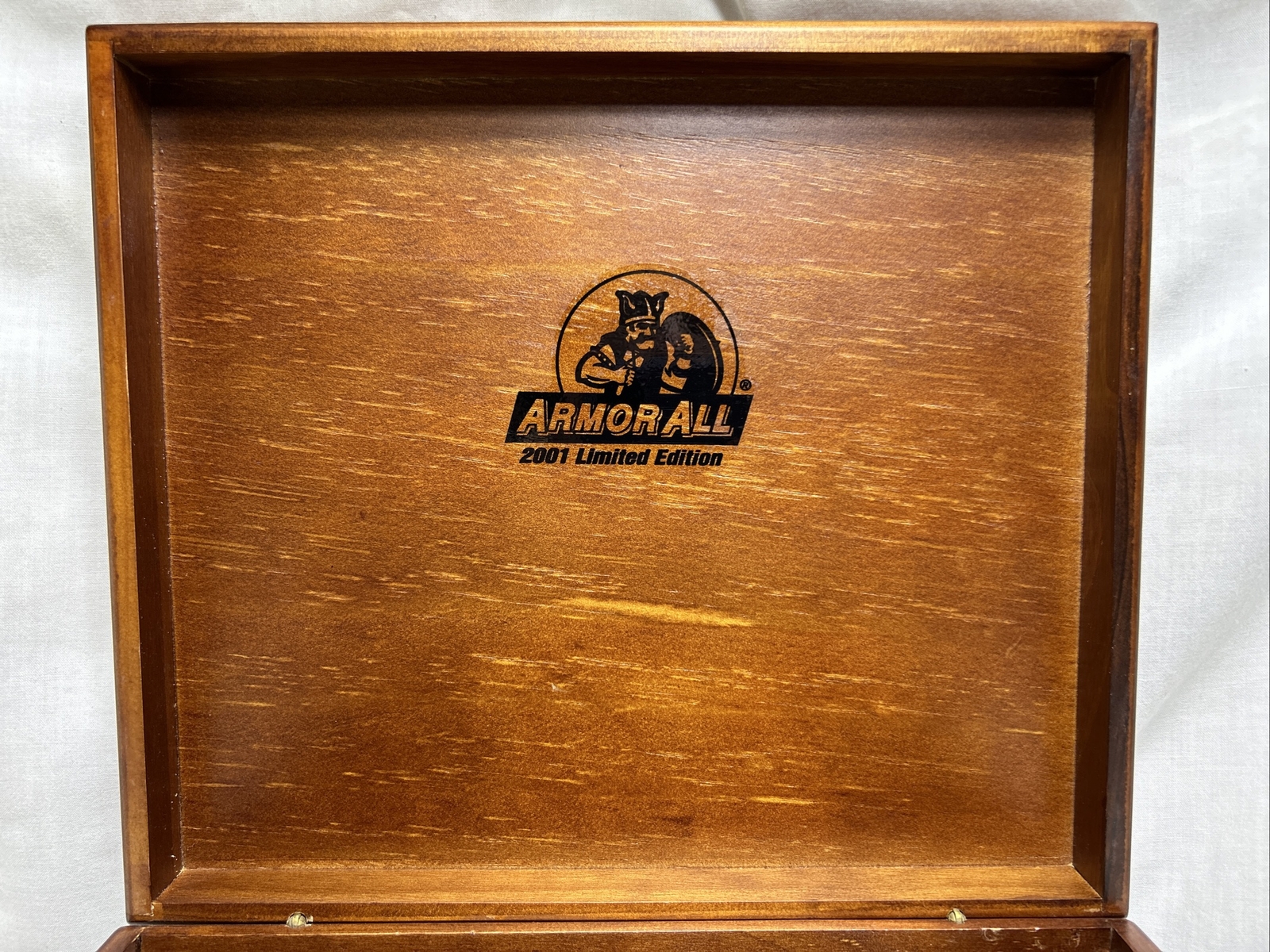 Armor All 2001 Limited Edition Wooden Gift Box 12.5″ x 11″ x 6.5″ Rare and HTF