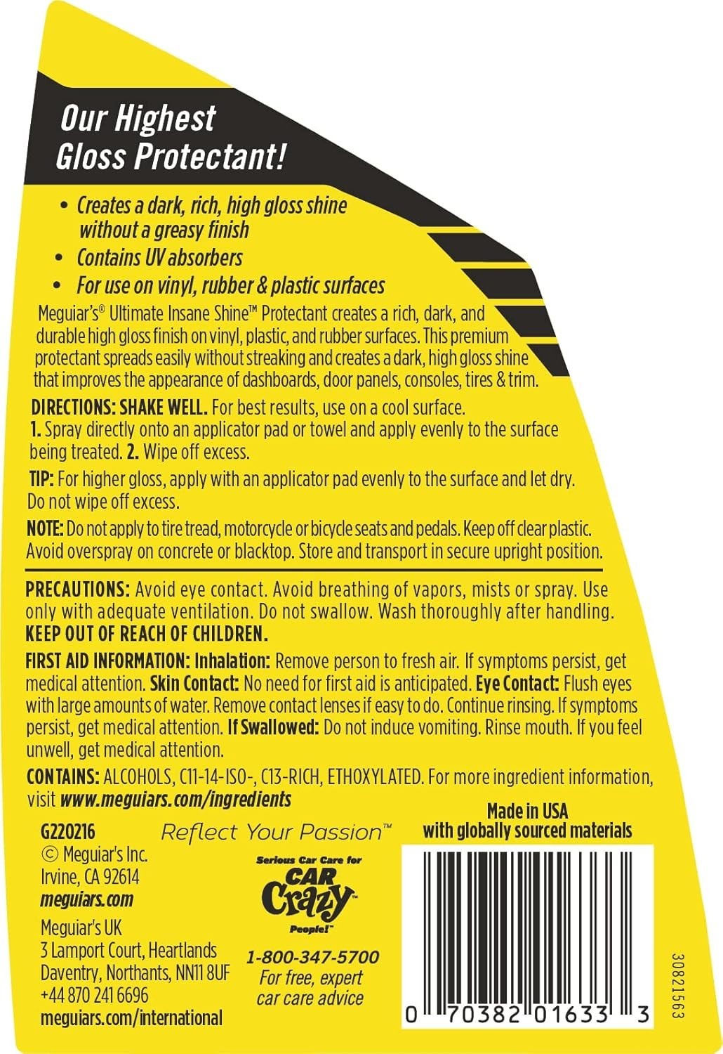16oz Ultimate Insane Shine Spray – Ultimate Protection for Interior & Exterior