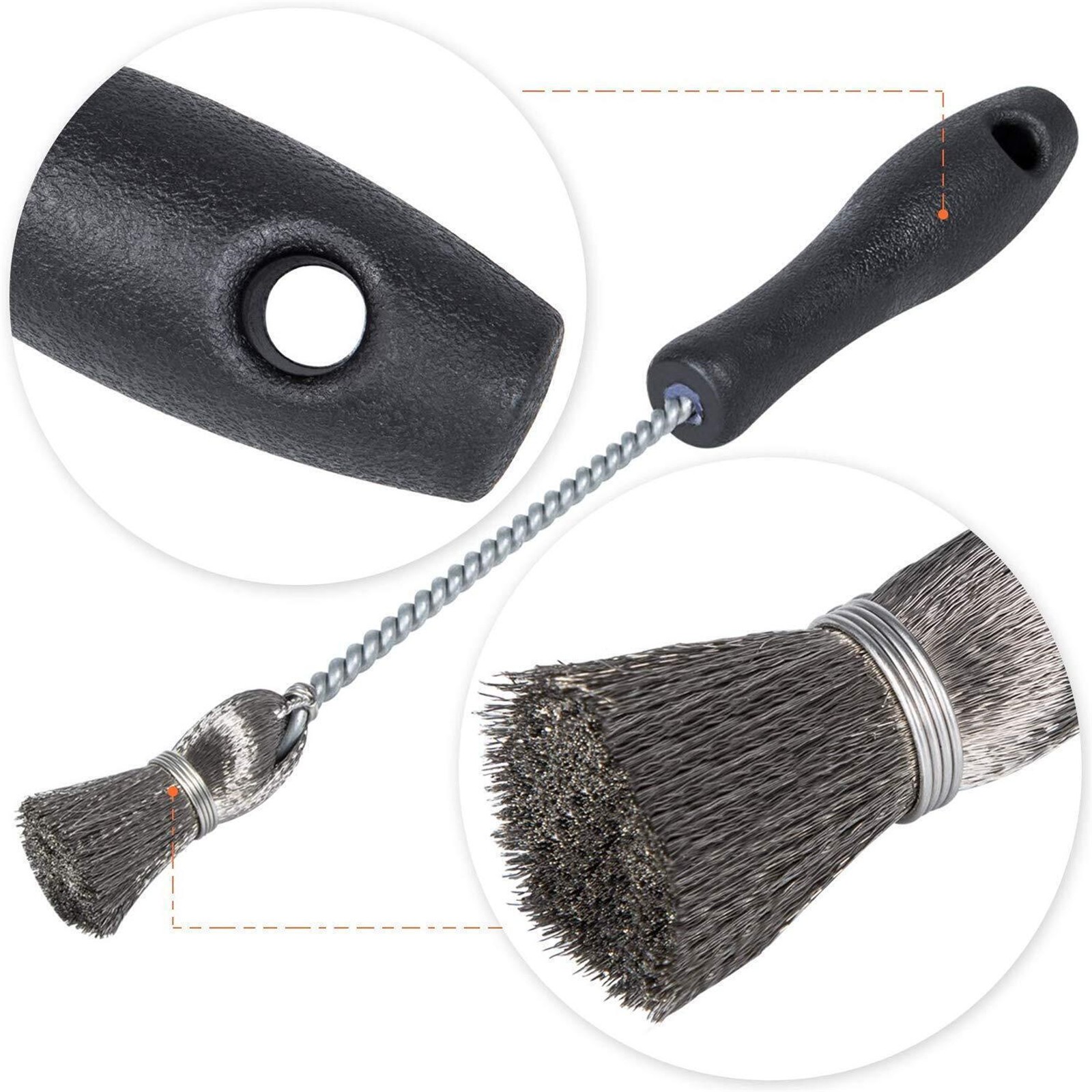 Injector Sleeve Cup Seat Bore Cleaning Brush Kit For 1994~2018 Ford Powerstroke