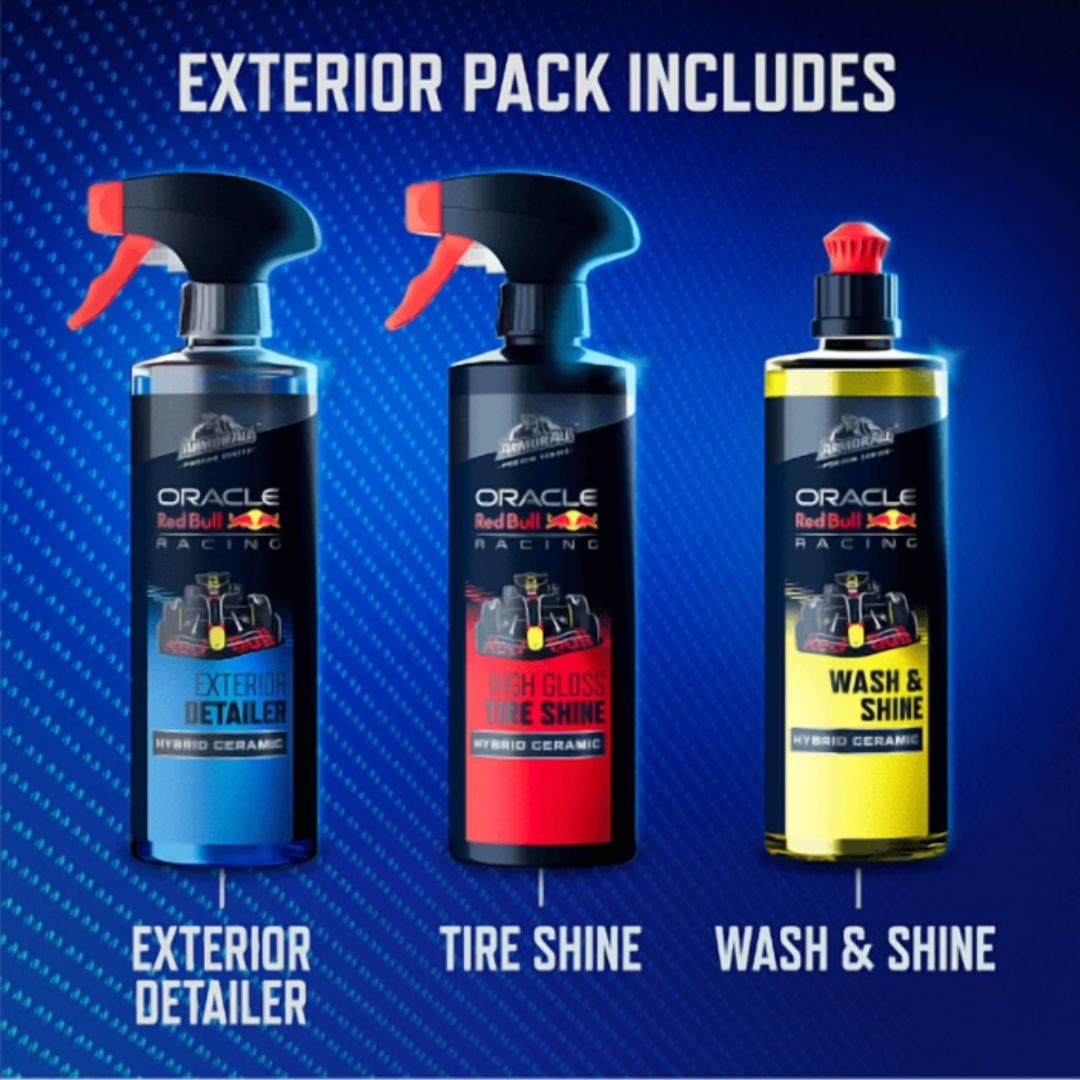 Armor All Podium Series Car Detailing Kit, Red Bull Racing, 3PC Exterior Bundle