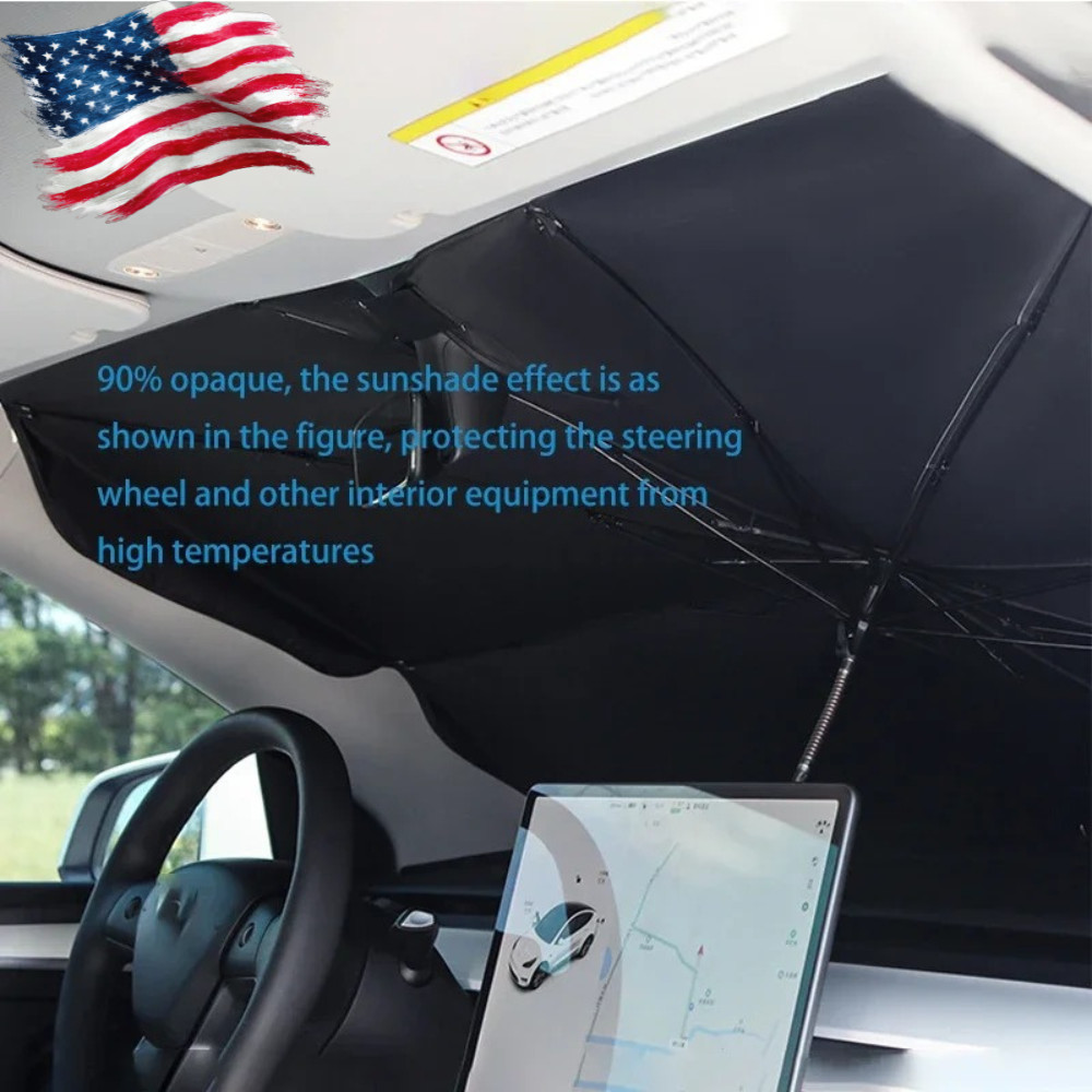 car sunshade car sunshade retractable sunscreen heat insulation front windshield