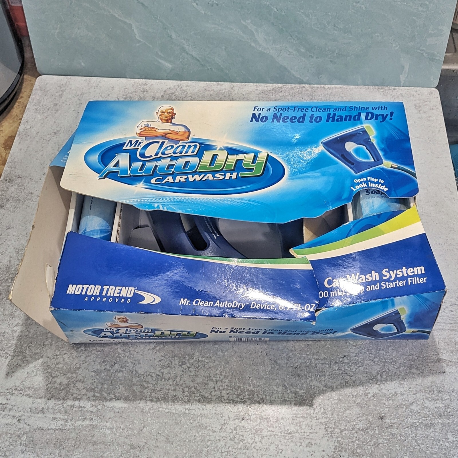 NEW Mr Clean Auto Dry Car Wash Spray System w/ Soap Starter Filter Touchless Kit