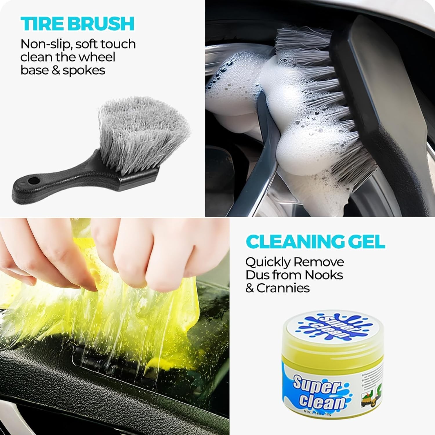 30Pcs Car Detailing Kit, Car Detailing Brush Set, Car Wash Cleaning Kit, Car …