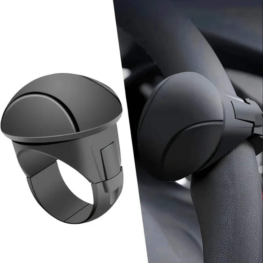 Easy-Grip Silicone Steering Wheel Knob 360° Smooth Rotation One-Hand Operation