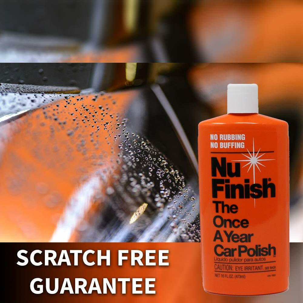 Nu Finish LIQUID CAR POLISH NO RUBBING NO BUFFING Boats Airplanes Motorcycles HQ