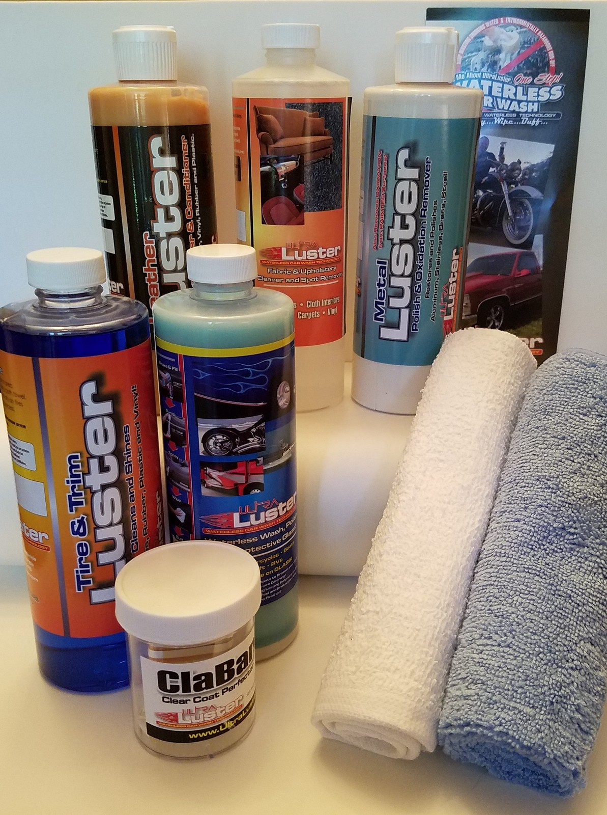 UltraLuster Waterless Car Care Kit – 11 piece