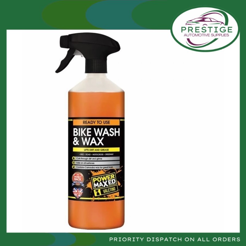 Power Maxed Bike Wash & Wax 500ml – PMBWW500