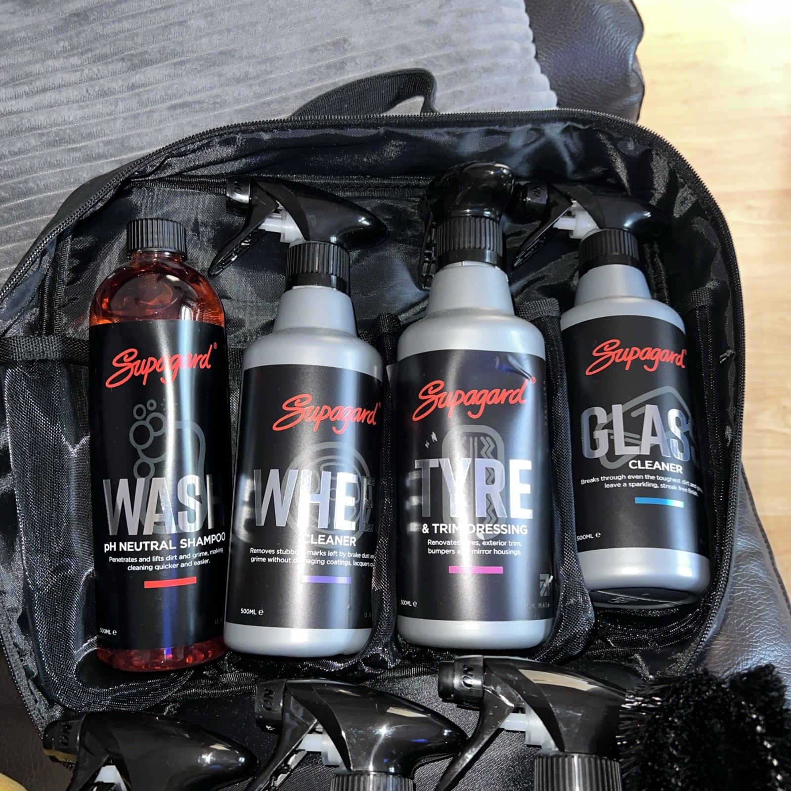 NEW Supagard Essential Car Cleaning & Car Protection Complete kit with Gift Bag