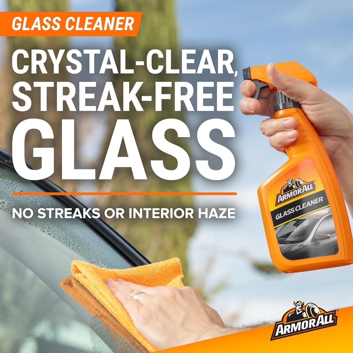 All-In-One Car Care Set: Glass Cleaner, Tire Cleaner & Air Freshener