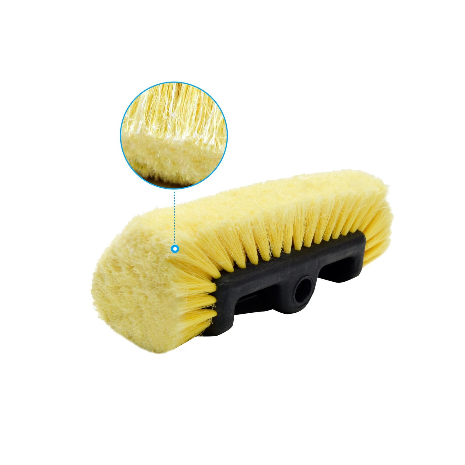 CARCAREZ 10″ Car Wash Brush Head with Soft Bristle for Auto RV Truck Boat Cam…