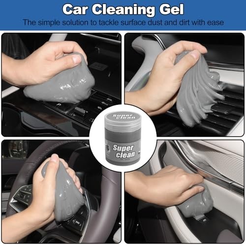 14Pcs Car Cleaning Kit – Windshield Cleaner Tool, Extendable Handle, Microfiber