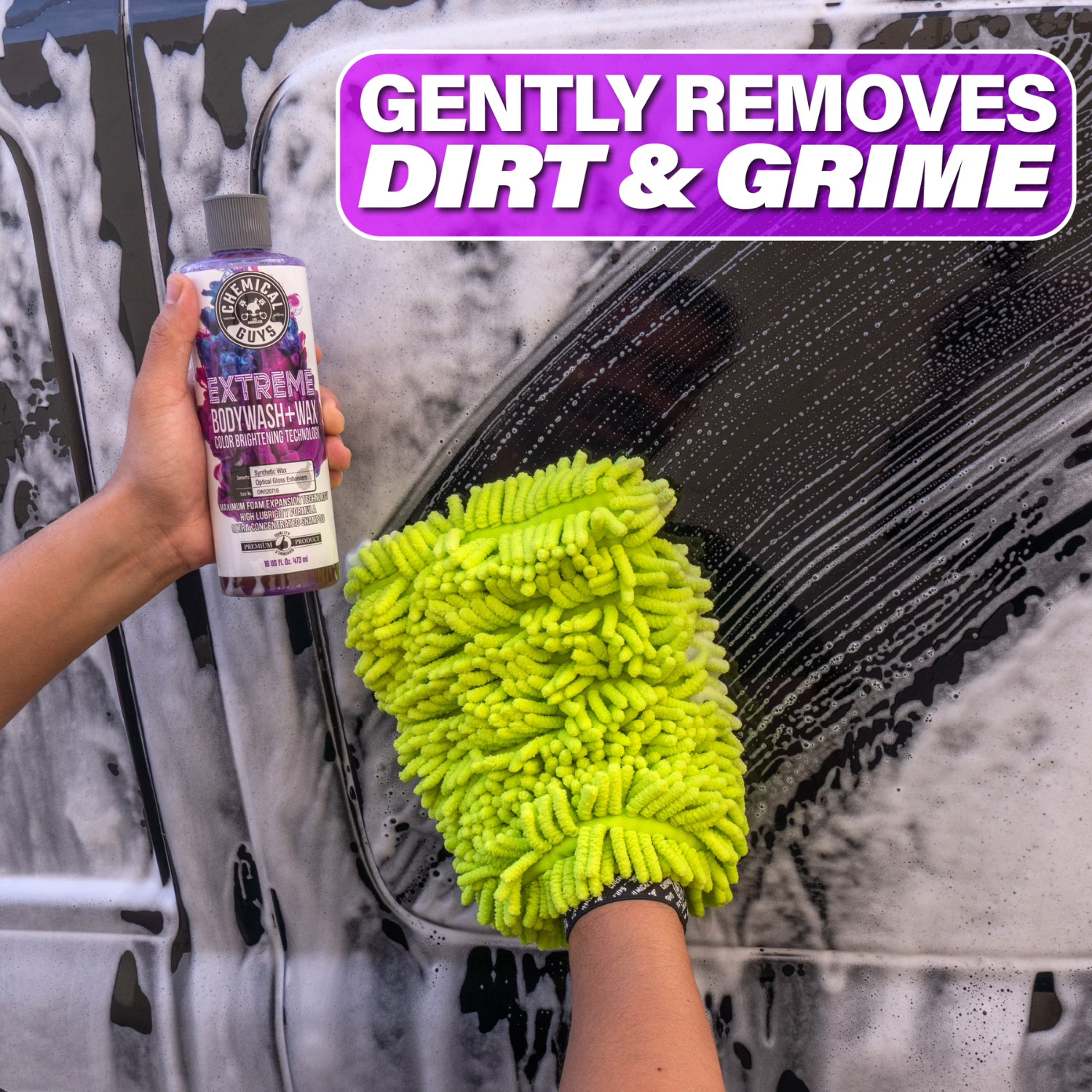 (2 pack) Chemical Guys Extreme Body Car Wash & Wax with Color Brightening Techno