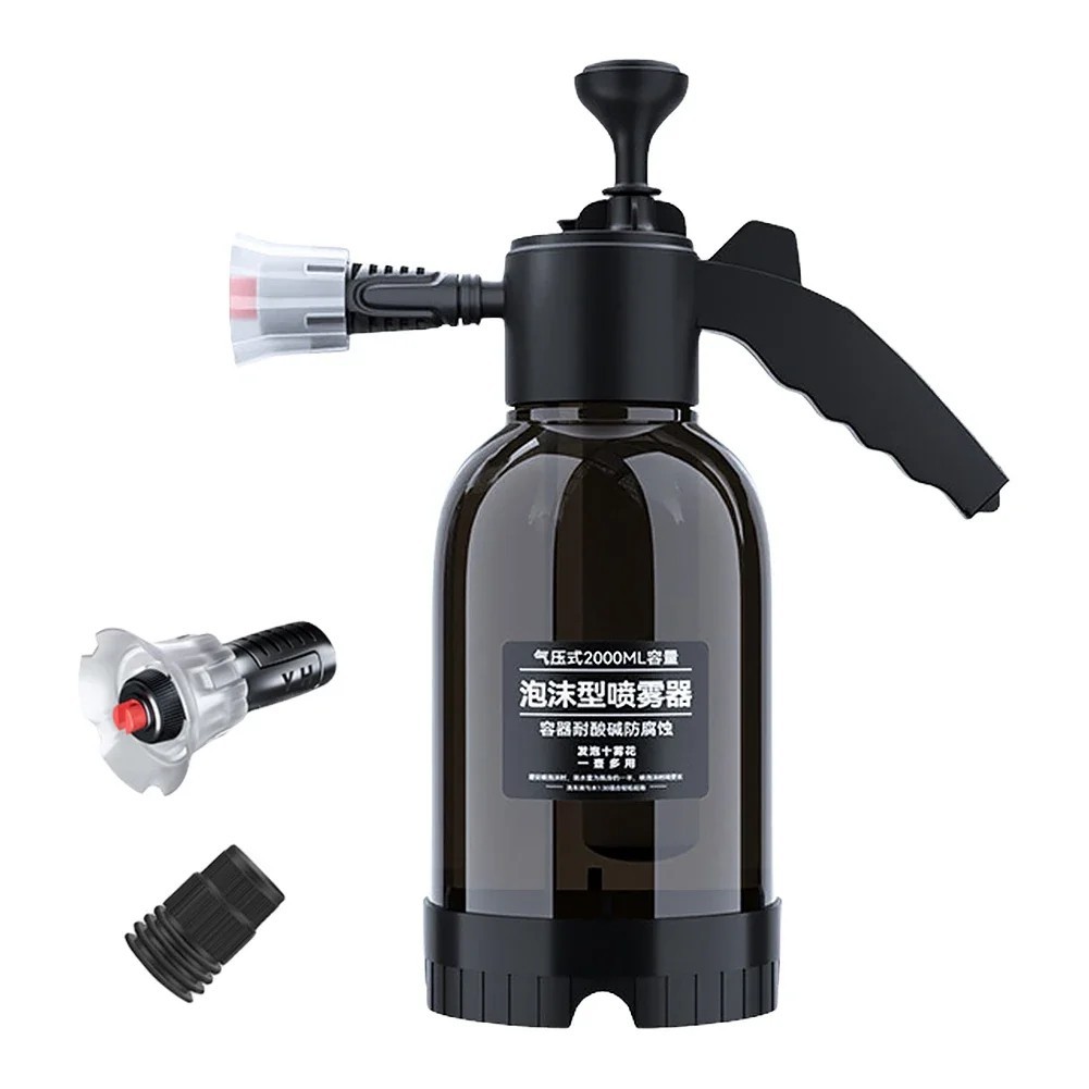 2L Hand Pump Foam Sprayer Pressure Car Wash Spray Bottle Snow Foam Cannon