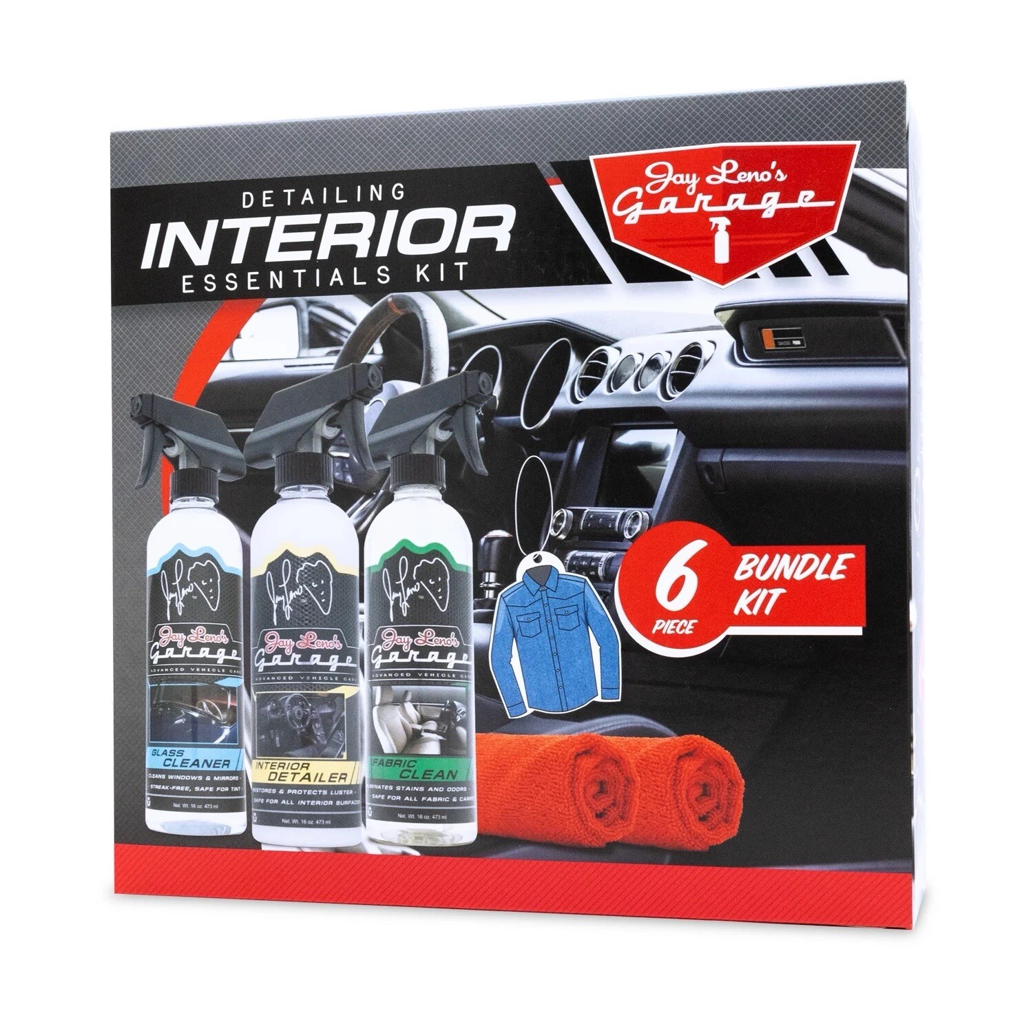 Jay Leno’s Garage Detailing Interior Essentials Kit