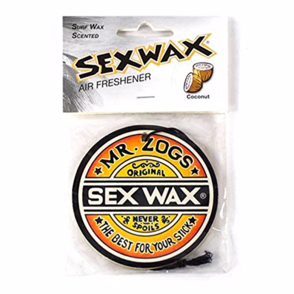 Sex Wax Air Freshener (Single, Coconut) 1 Count (Pack of 1), Coconut