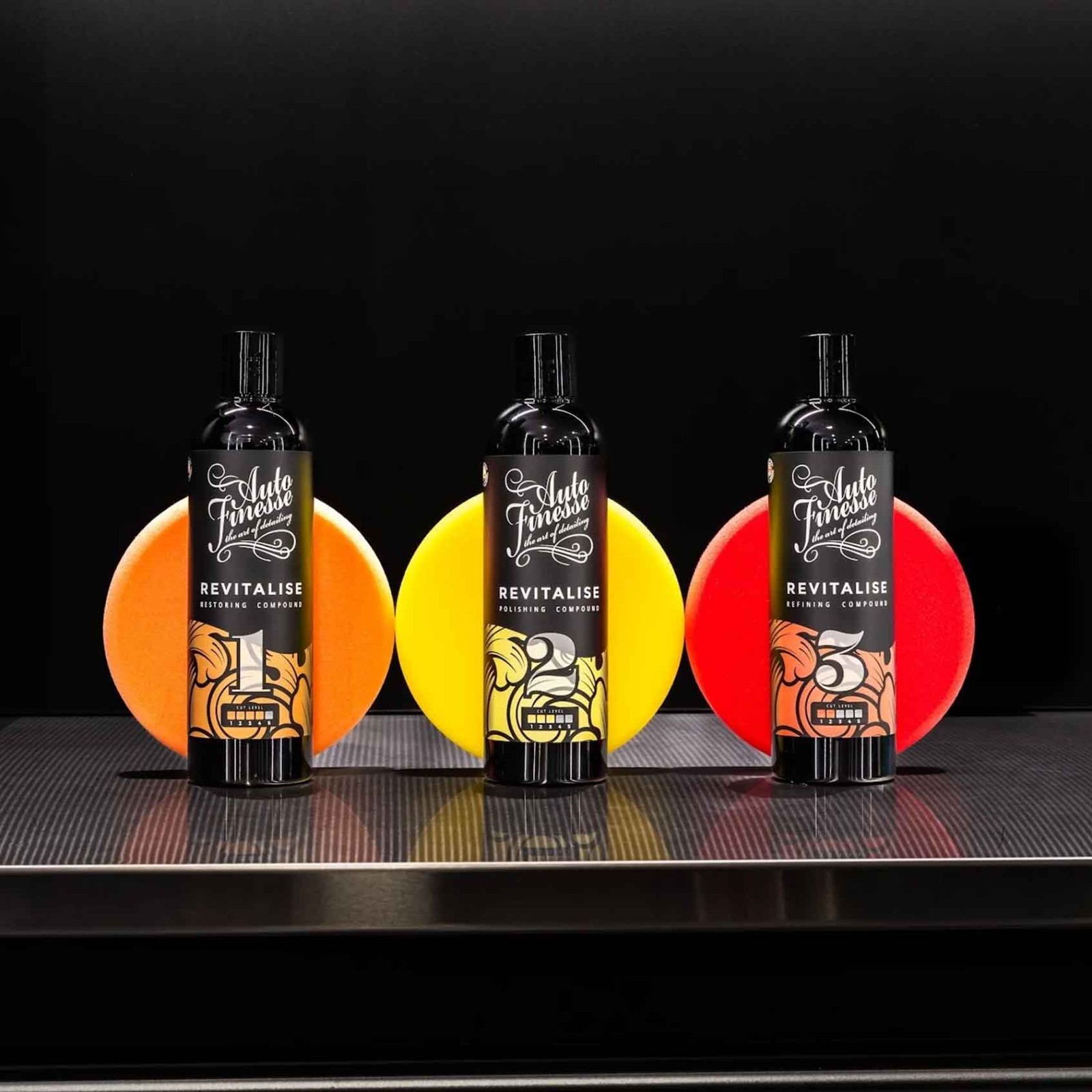 AUTO FINESSE – Compound Bundle ~ No.1 Restore, No.2 Polish & No.3 Refine **NEW**