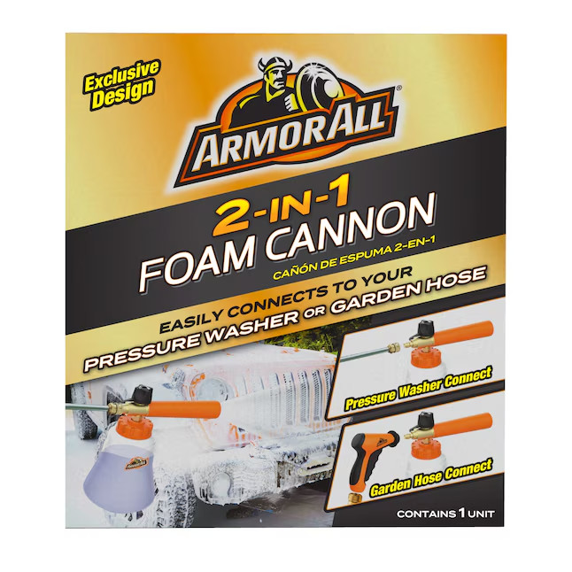 Armor All 2-in-1 Foam Cannon 1 -Count Spray Car Exterior Cleaner