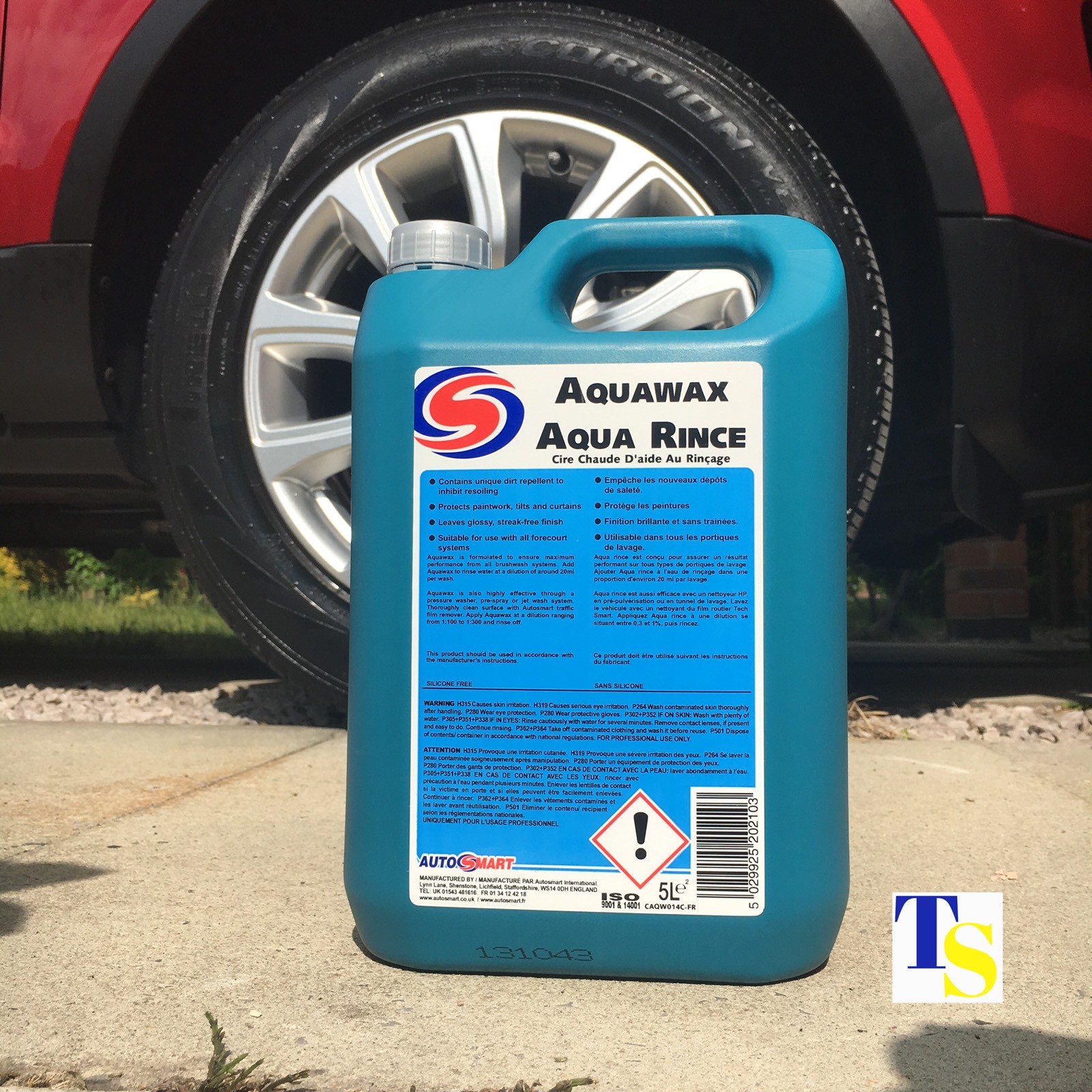 Autosmart Aquawax 5L 5 Litre (Hot car wax rinse aid – glossy finish TRADE)