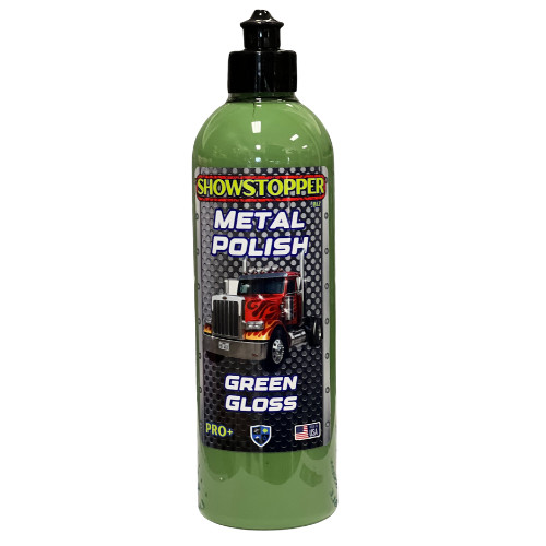 Green Gloss Metal Polish: Metal – Chrome – Aluminium for Motorcycles