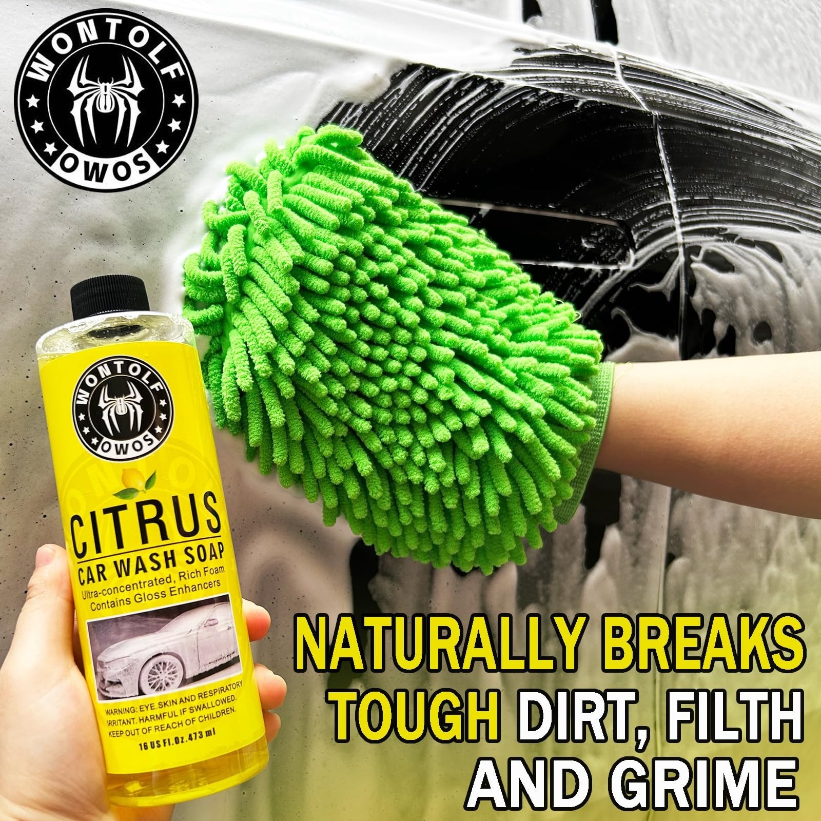 Complete Car Wash Cleaning Kit – Interior Detailing, Soap, Wheel Cleaner & Brush