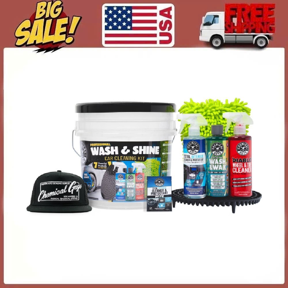 Chemical Guys Professional Wash & Shine Car Cleaning Kit