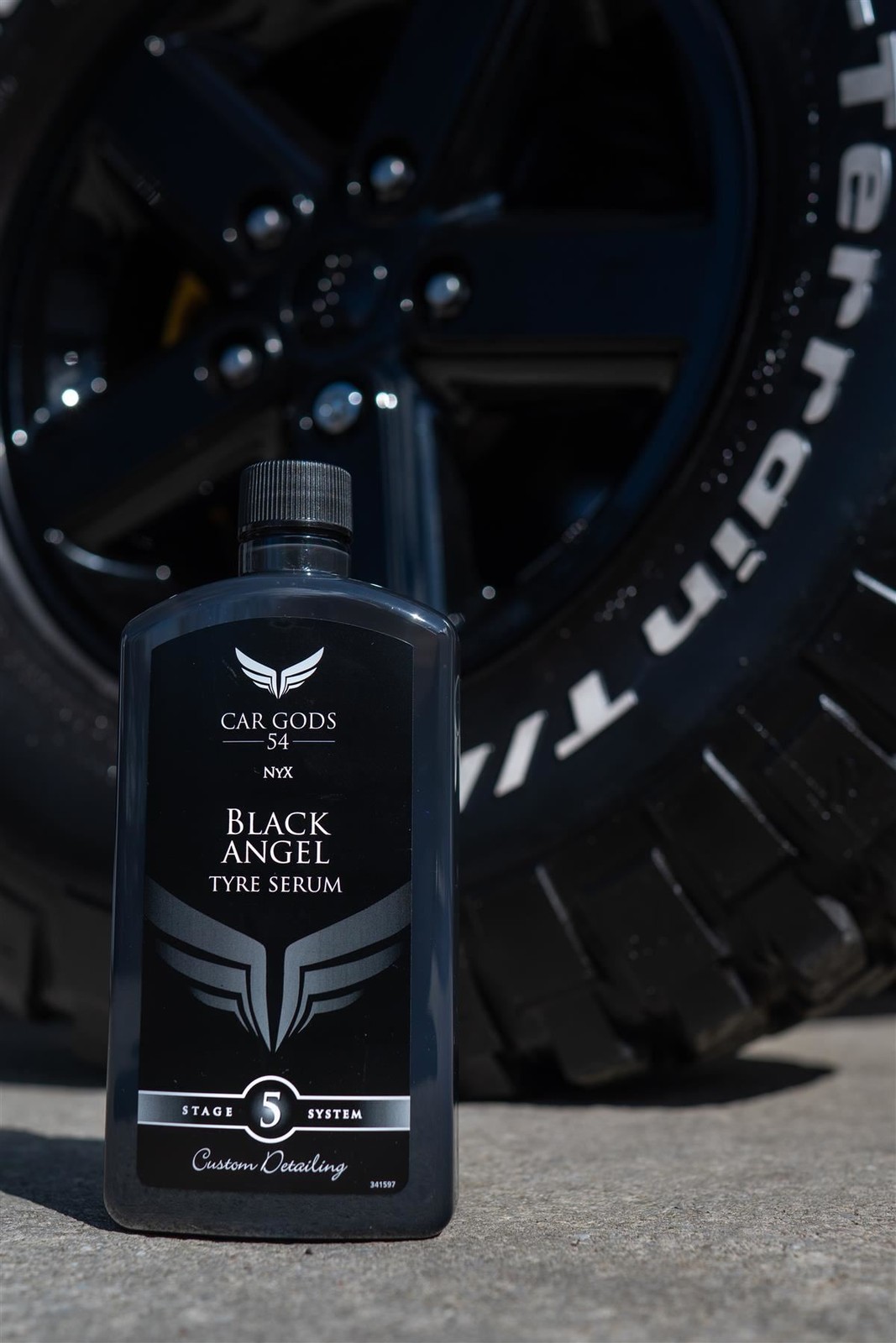 Car Gods Acid Free Alloy Wheel Cleaner & Alloy Wheel Wax & Black Tyre Gel Kit