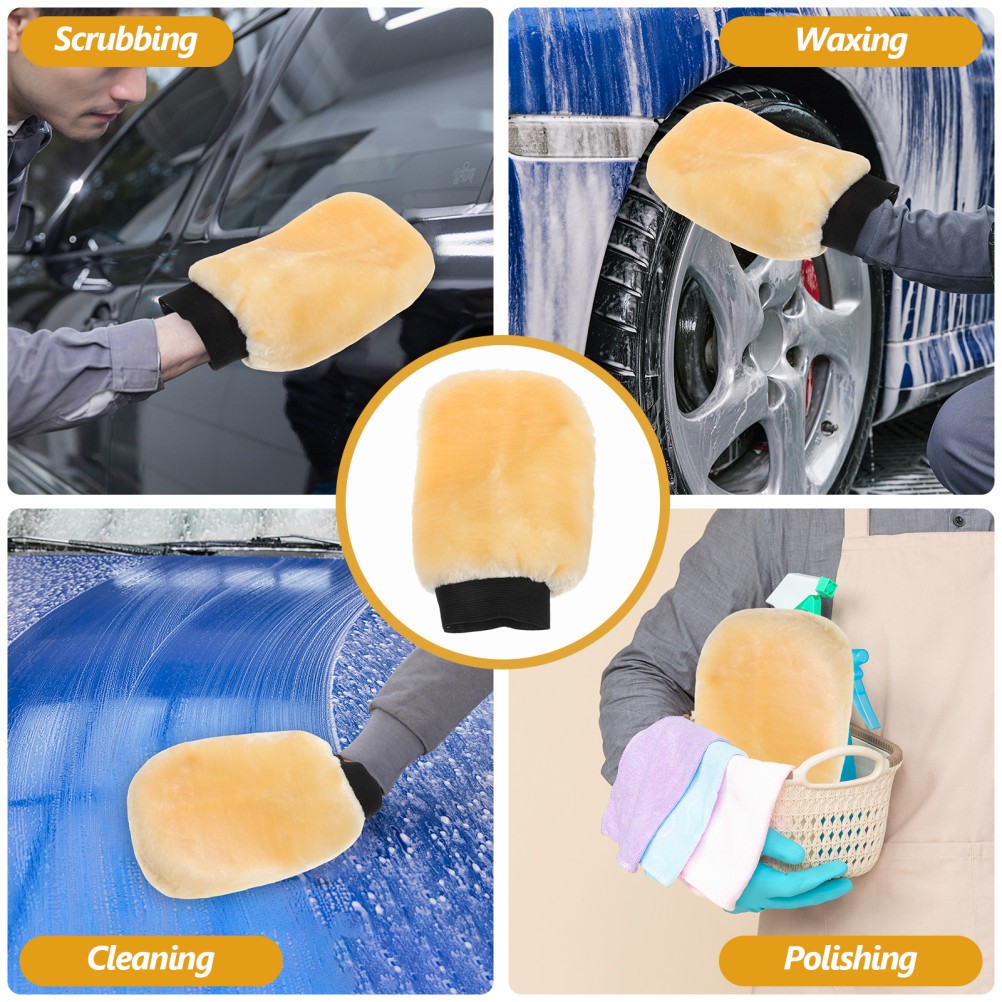 Vehicle Washing Mittens Soft Car Cleaning Glove Waterproof Gloves Accessories