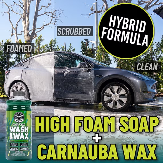 Foaming Car Wash and Wax Soap 64 oz Extreme Shine Auto Detailing Cleaner Kit