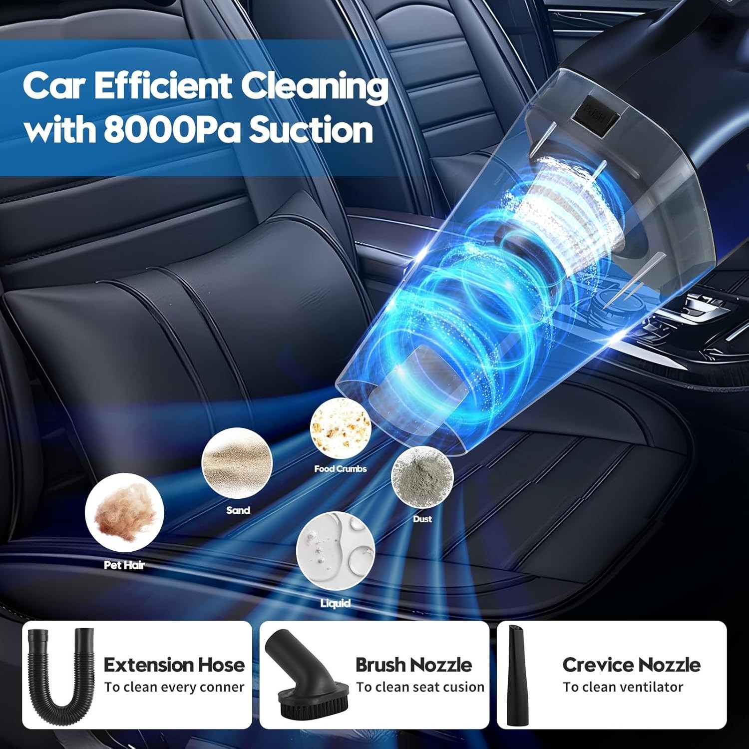 Comprehensive 45-Pcs Car Wash & Detailing Kit: Effortless Clean for All Vehicles