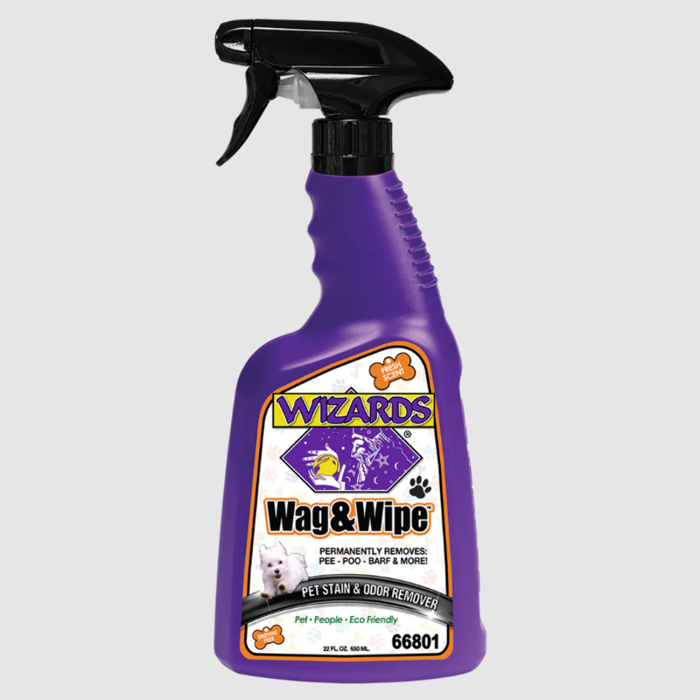 Wizards Products Wag & Wipe 22 oz Pet Stain & Odor Remover Fresh Scent WIZ66801