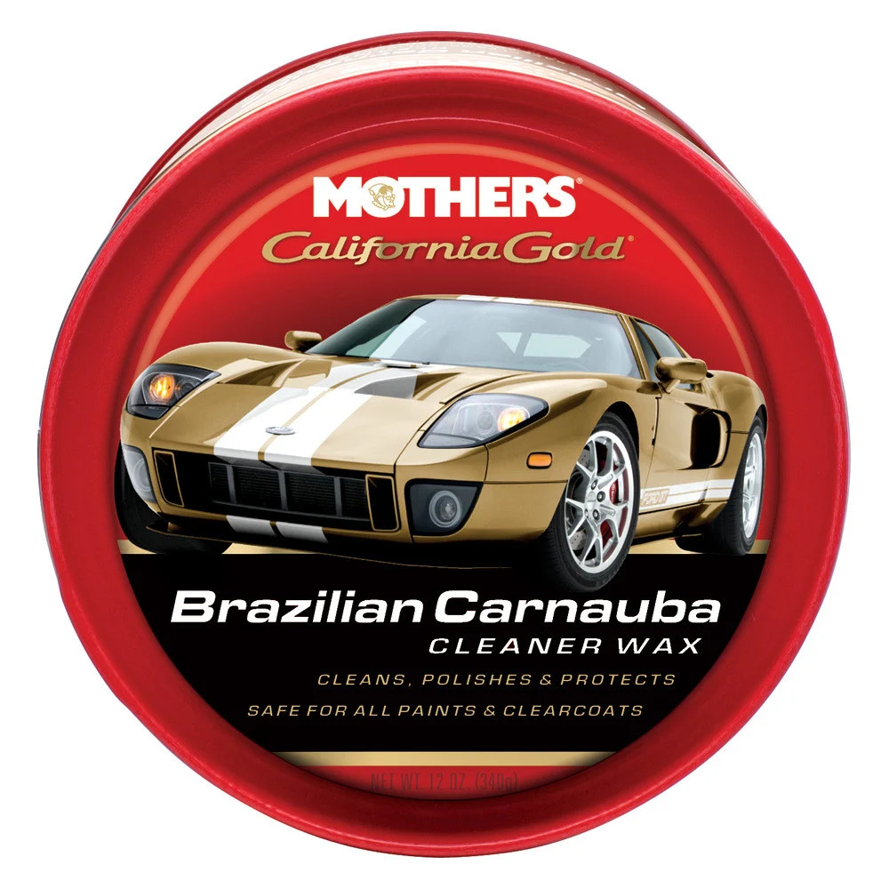 Mothers 05500 California Gold 12 oz. Paste Brazilian Carnauba Cleaner Wax