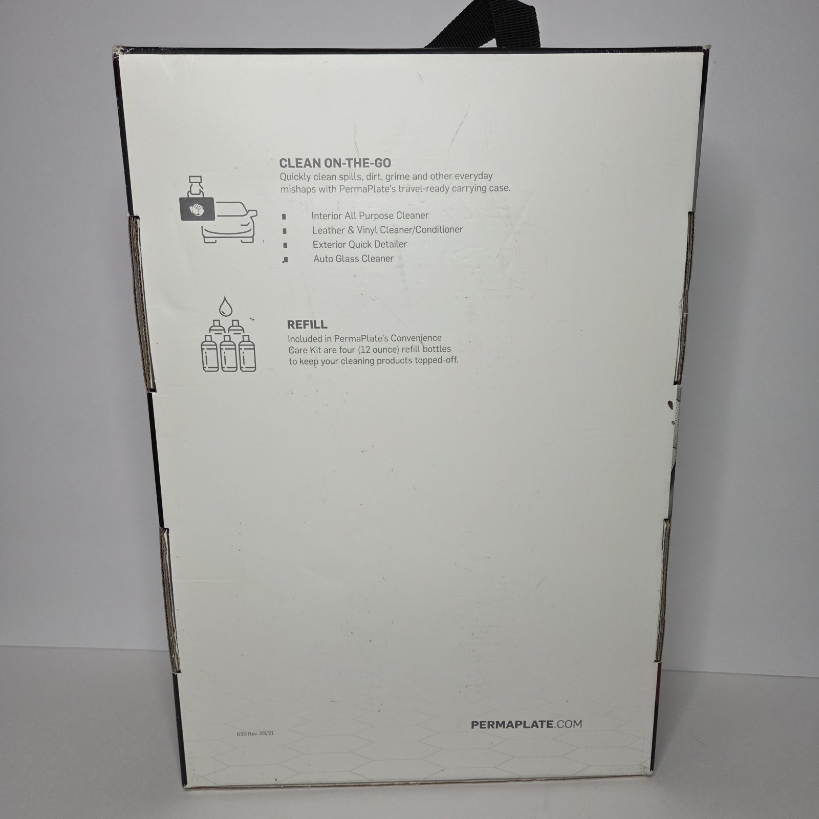 Perma Plate Convenience Care Kit Clear Clean Condition Detail Car Wash