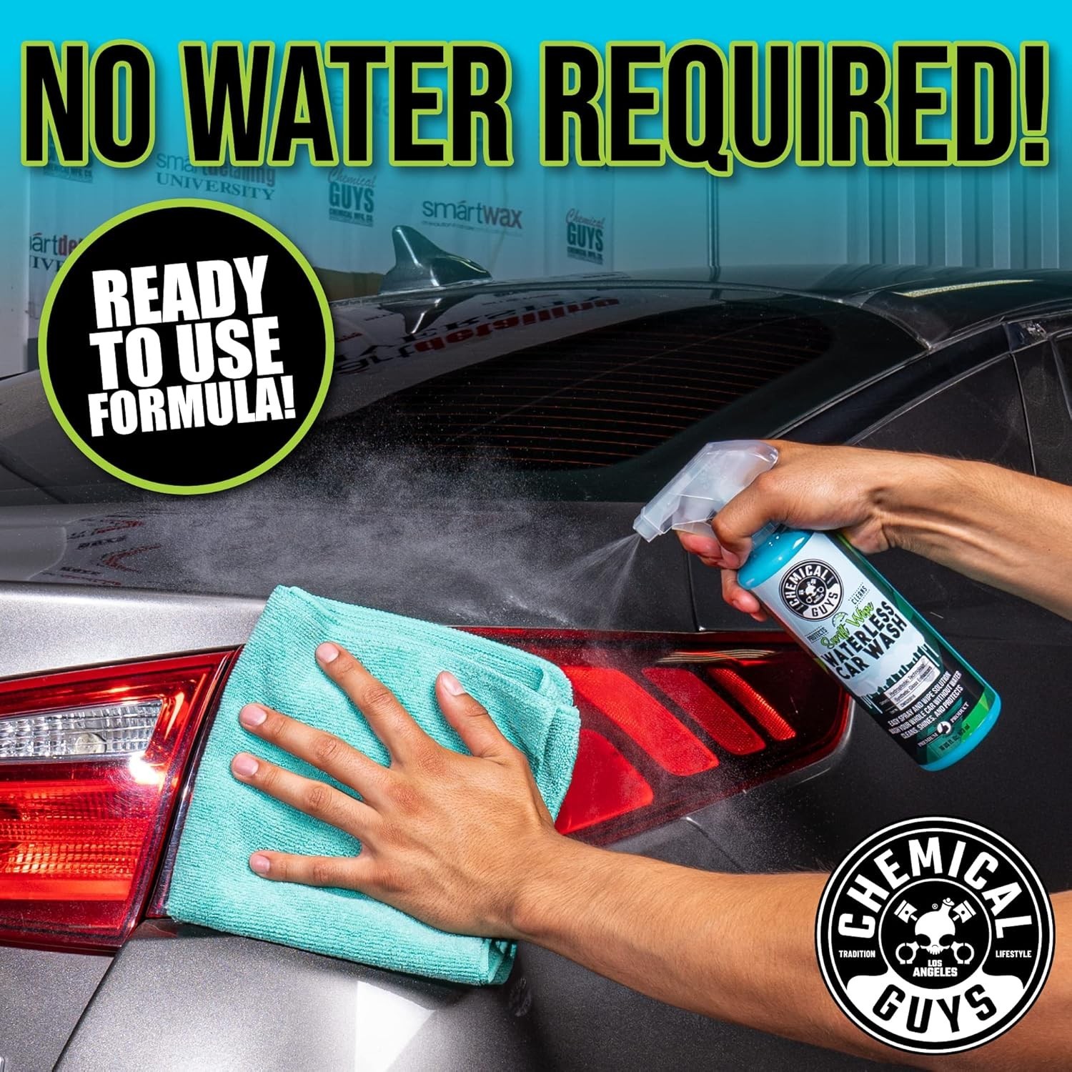 Waterless Car Wash Spray Chemical Guys Swift Wipe 16 oz, Car Motorcycle Truck RV