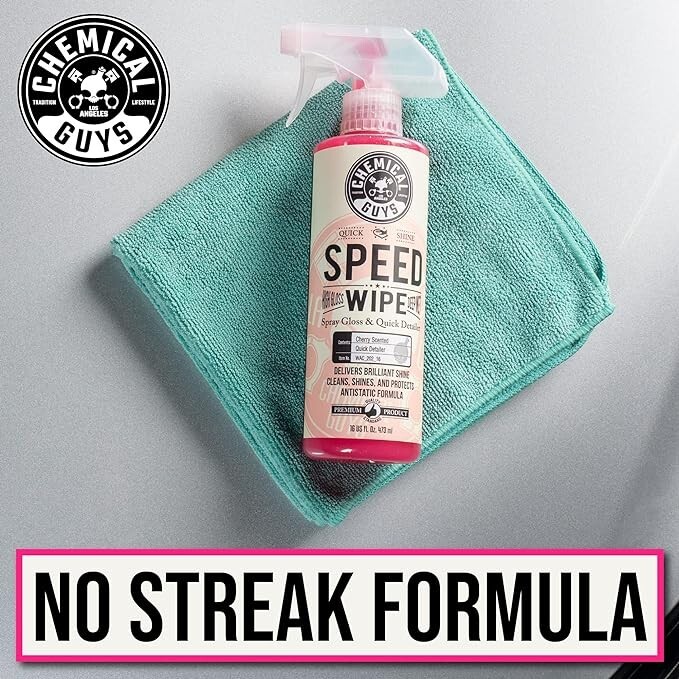 Chemical Guys WAC_202_16 Speed Wipe Quick Detailer, Safe for Cars, Trucks, SUVs