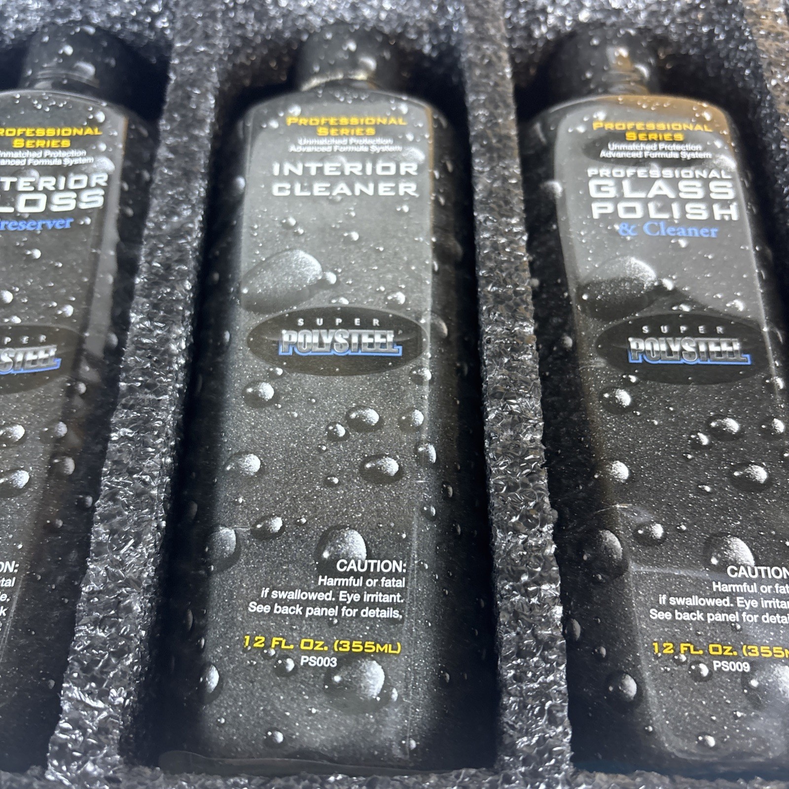 Super Polysteel Professional Series Vehicle Maintenance and Care Products NIB