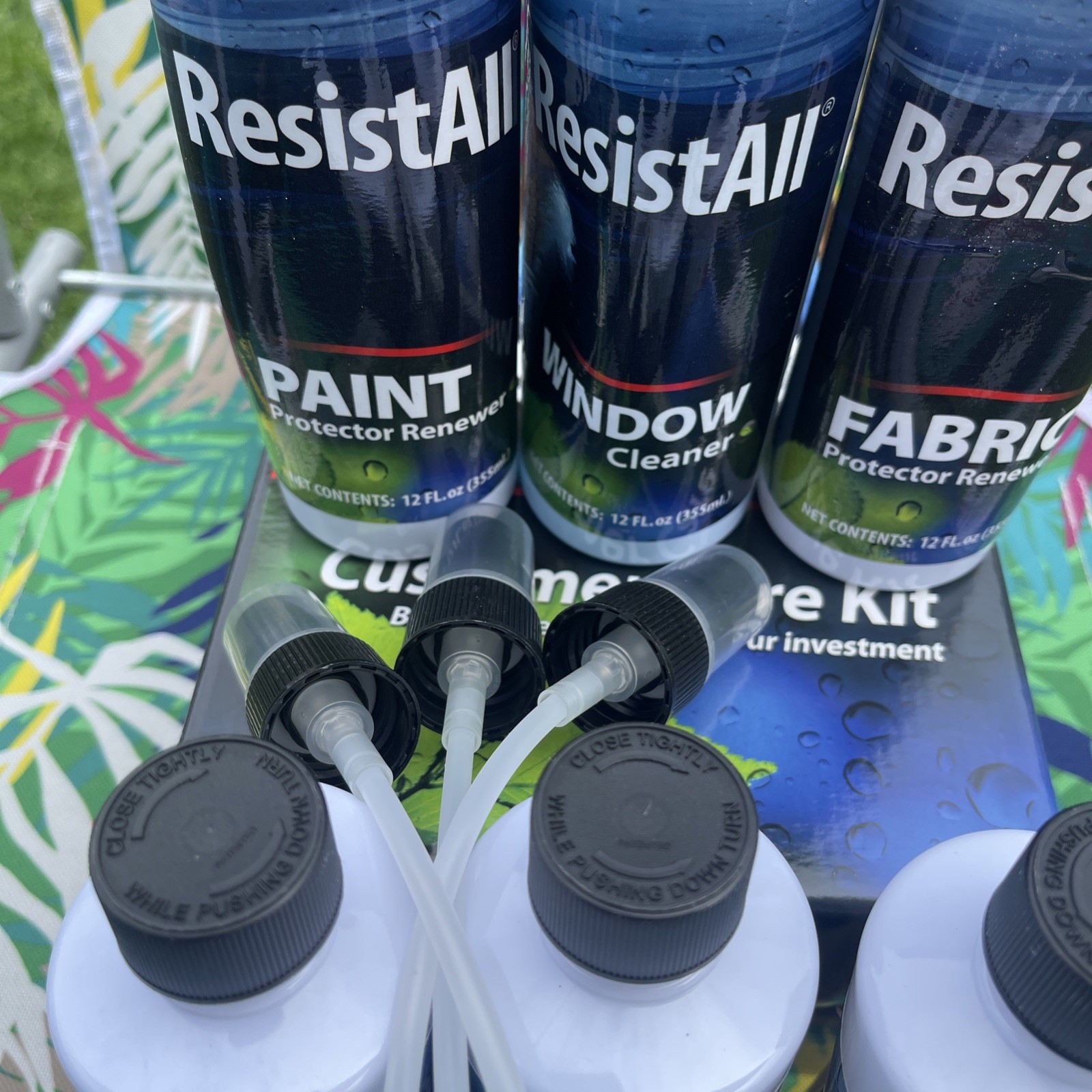 Resistall Customer Car Care Kit Protective Coatings Brand New Car Detail Kit