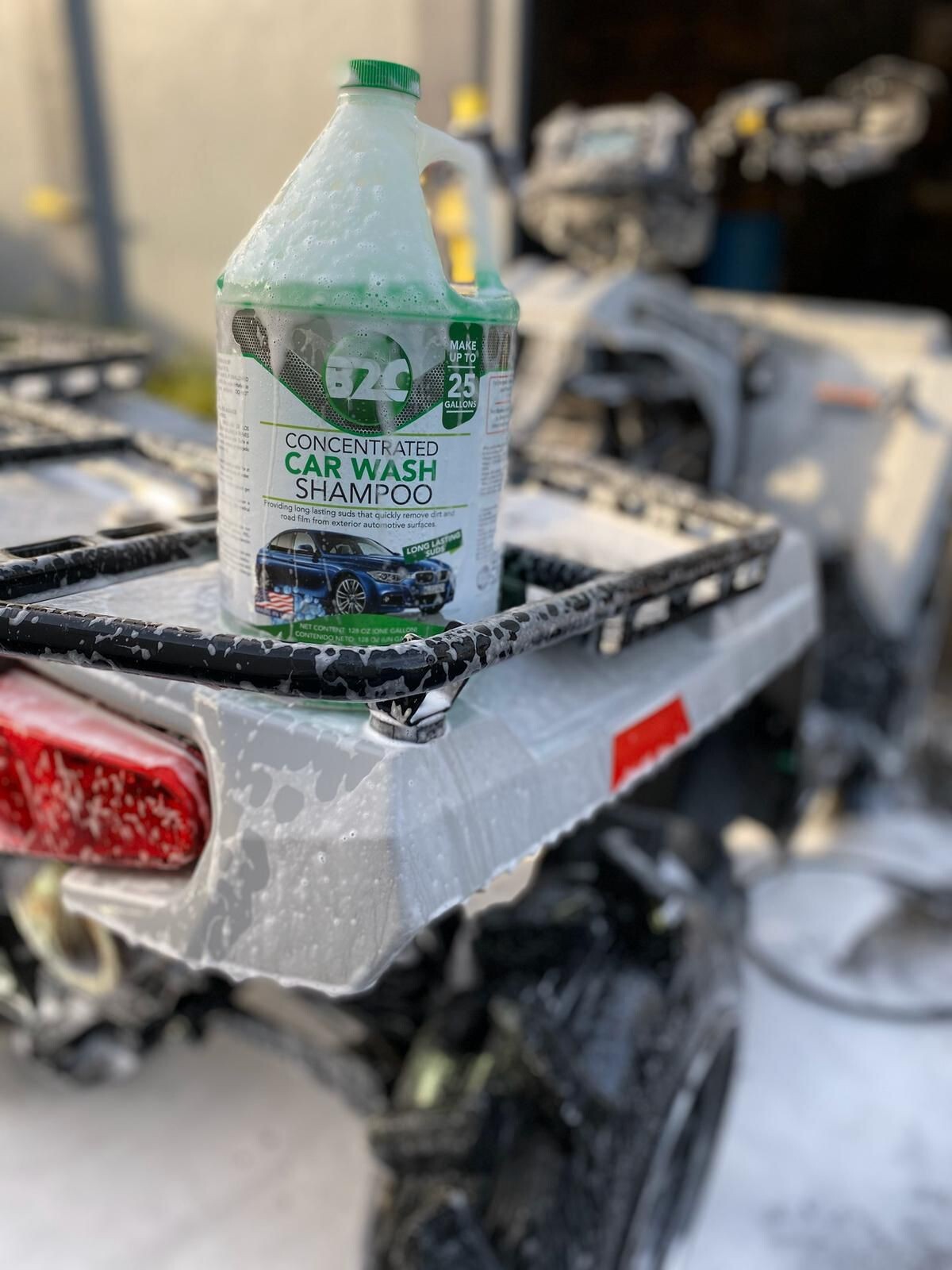 Car Wash Foam – Soap Waxy Shine -Detailing Soap + Wax ,Car Products with glove
