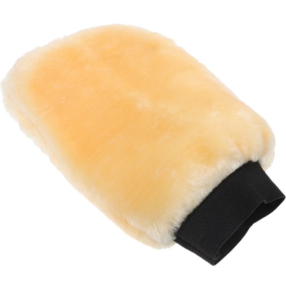 Plush Car Washing Mitt Double Sided Car Washing Mitten Vehicle Washing Glove