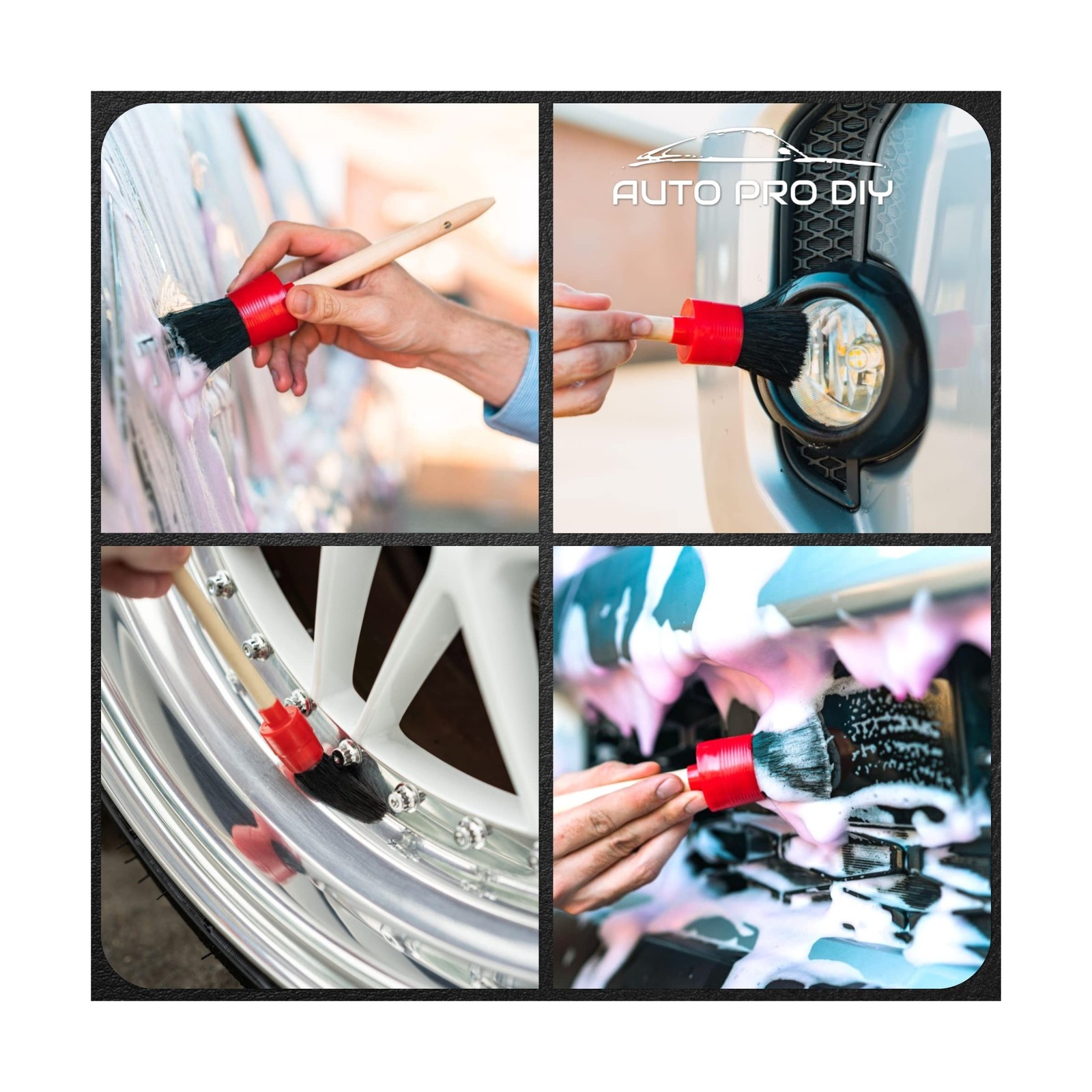 11 Piece Car Detailing Kit Set – Car Wheels, Exterior, Interior Cleaning Deta…