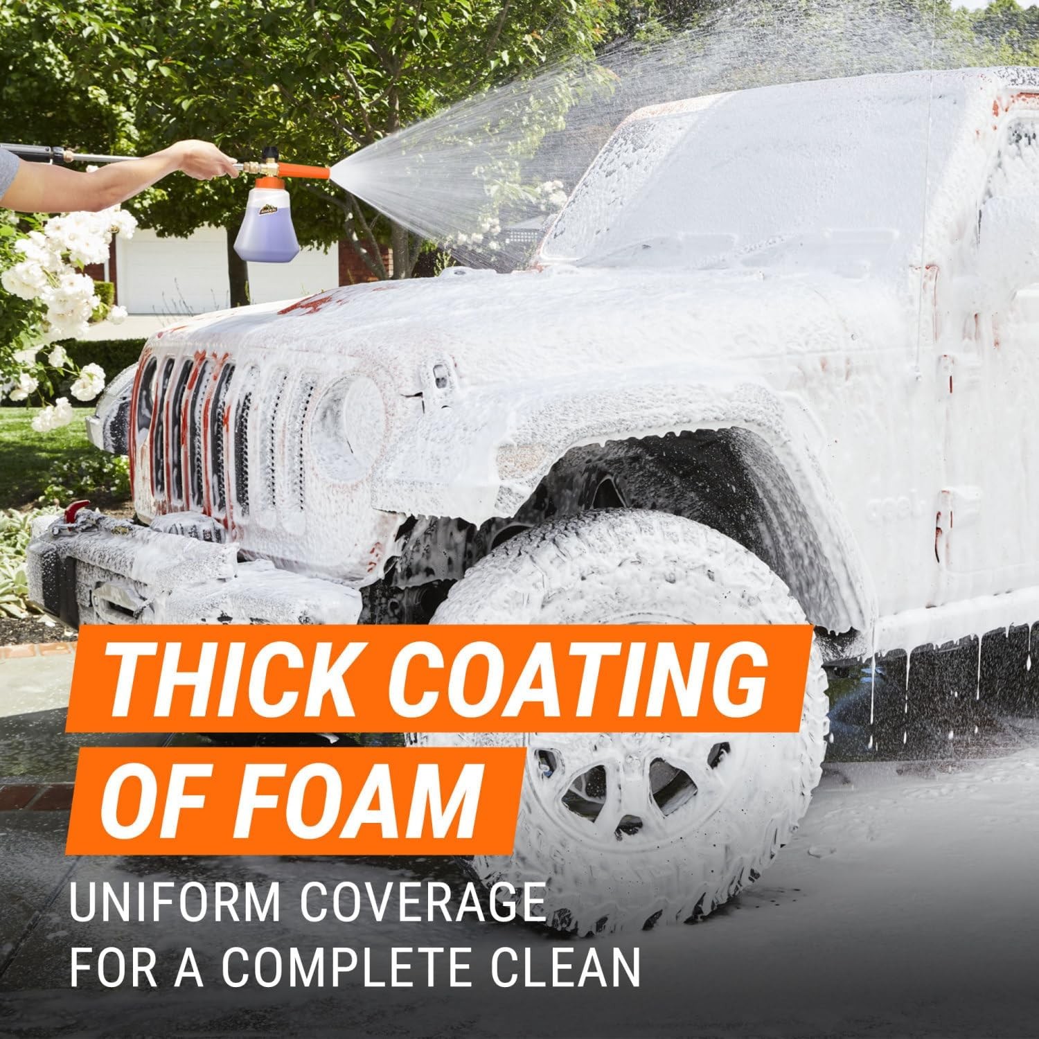 High-Foam Car Wash Kit with Foam Cannon